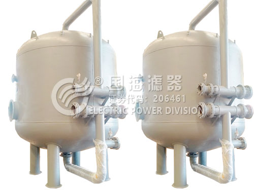 耐酸堿碳鋼襯膠5m3/h石英砂過濾器